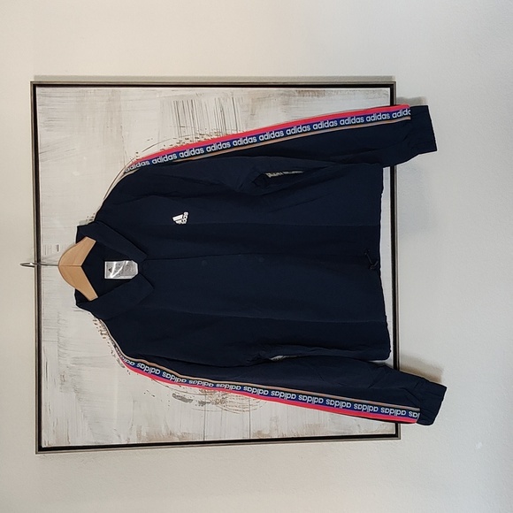 New FARM RIO Adidas Coach Jacket Size L - Picture 9 of 14